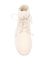 Мужские белые замшевые повседневные ботинки от Marsèll