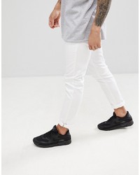 Мужские белые зауженные джинсы от Antony Morato