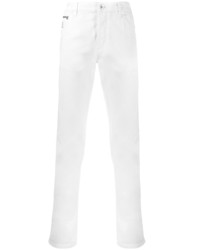Мужские белые зауженные джинсы от Brunello Cucinelli