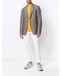 Мужские белые зауженные джинсы от Maison Margiela