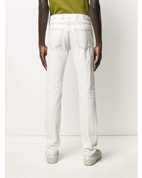Мужские белые зауженные джинсы от Eleventy