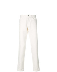 Мужские белые зауженные джинсы от Fashion Clinic Timeless