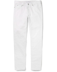 Мужские белые зауженные джинсы от Givenchy