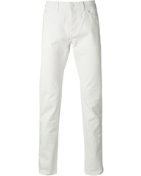 Мужские белые зауженные джинсы от Kenzo