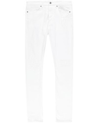 Мужские белые зауженные джинсы от Ksubi