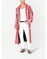 Мужские белые зауженные джинсы от Dolce & Gabbana