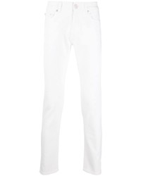 Мужские белые зауженные джинсы от PT TORINO