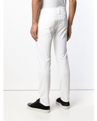 Мужские белые зауженные джинсы от Dolce & Gabbana