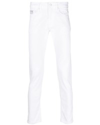 Мужские белые зауженные джинсы от VERSACE JEANS COUTURE