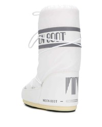 Женские белые зимние ботинки с принтом от Moon Boot