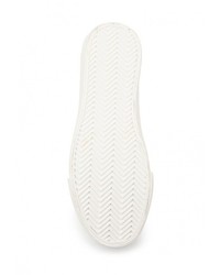 Женские белые кеды из плотной ткани от SPRINGFIELD