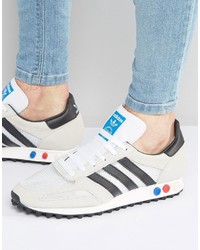 Мужские белые кеды от adidas