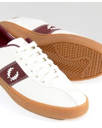 Мужские белые кеды от Fred Perry