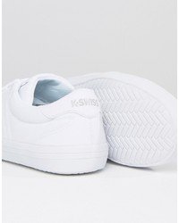 Мужские белые кеды от K-Swiss