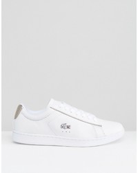 Женские белые кеды от Lacoste