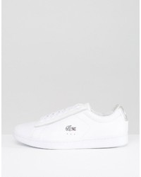 Женские белые кеды от Lacoste