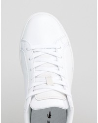 Женские белые кеды от Lacoste