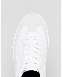 Мужские белые кеды от Pull&Bear