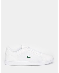 Мужские белые кеды от Lacoste