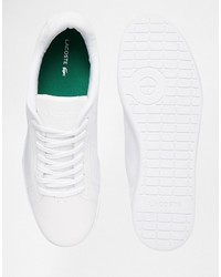 Мужские белые кеды от Lacoste