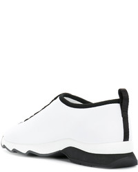 Женские белые кеды от Fendi