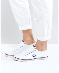 Женские белые кеды от Fred Perry