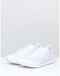 Женские белые кеды от Lacoste