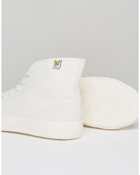 Мужские белые кеды от Lyle & Scott