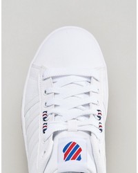 Мужские белые кеды от K-Swiss