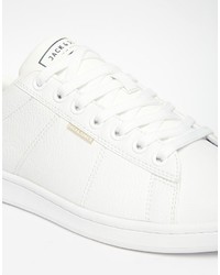 Мужские белые кеды от Jack and Jones