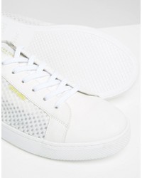 Мужские белые кеды от Jack and Jones