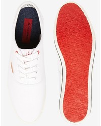 Мужские белые кеды от Jack and Jones