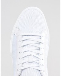 Мужские белые кеды от Lacoste