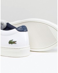 Женские белые кеды от Lacoste