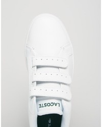Мужские белые кеды от Lacoste