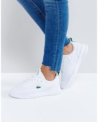 Женские белые кеды от Lacoste