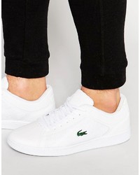 Мужские белые кеды от Lacoste