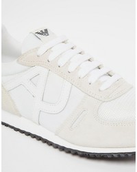 Мужские белые кеды от Armani Jeans