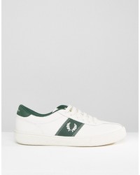 Мужские белые кеды от Fred Perry