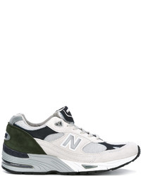 Мужские белые кеды от New Balance