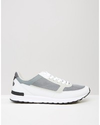 Мужские белые кеды от Pull&Bear