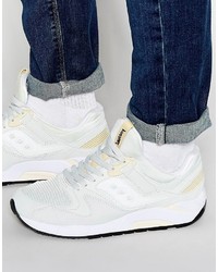 Мужские белые кеды от Saucony