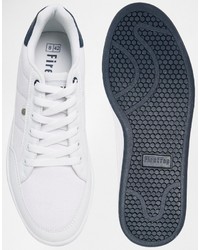 Мужские белые кеды от Firetrap