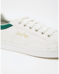 Мужские белые кеды от Fred Perry