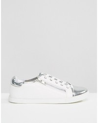 Женские белые кеды от Lipsy