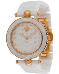 Мужские белые керамические часы от Versace