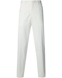 Мужские белые классические брюки от Canali