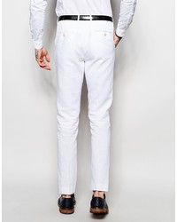 Мужские белые классические брюки