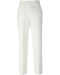 Женские белые классические брюки от MSGM