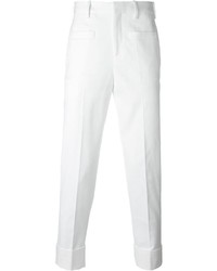 Мужские белые классические брюки от Neil Barrett
